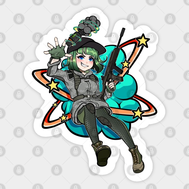 Ela Explosion! Sticker by luxeini